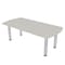 Skutchi Designs 33.5 in W, 59.5 in L, 29 in H, Engineered Wood Top, Ivory HAR-AREC-34X60-PT-26 - alternate 1